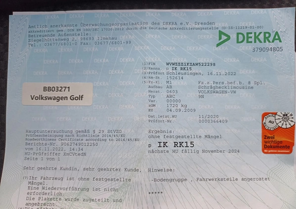 Volkswagen Golf Plus cena 24999 przebieg: 160000, rok produkcji 2009 z Czarna Białostocka małe 436